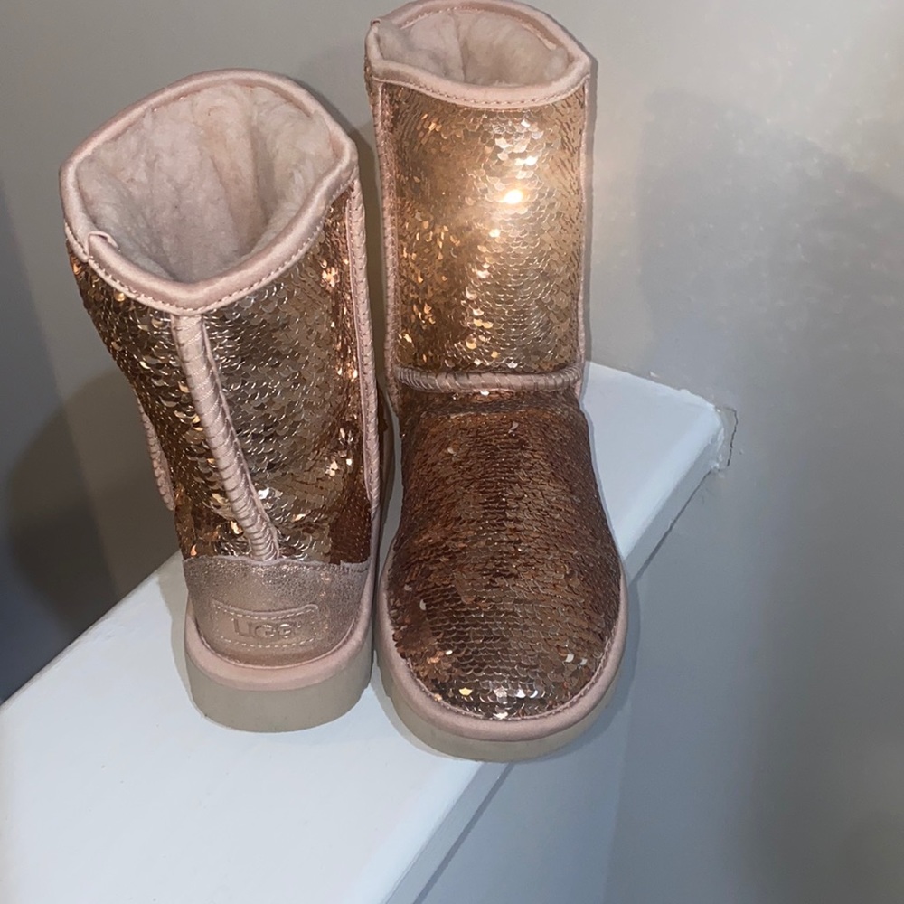 Sequin UGG boots